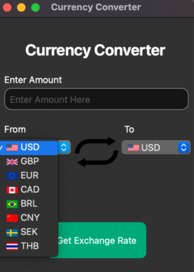 Currency Converter Application